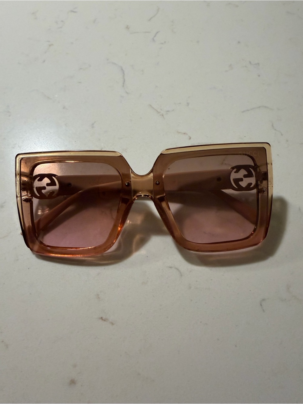 Gucci Women’s Oversized Square Sunglasses - Pink